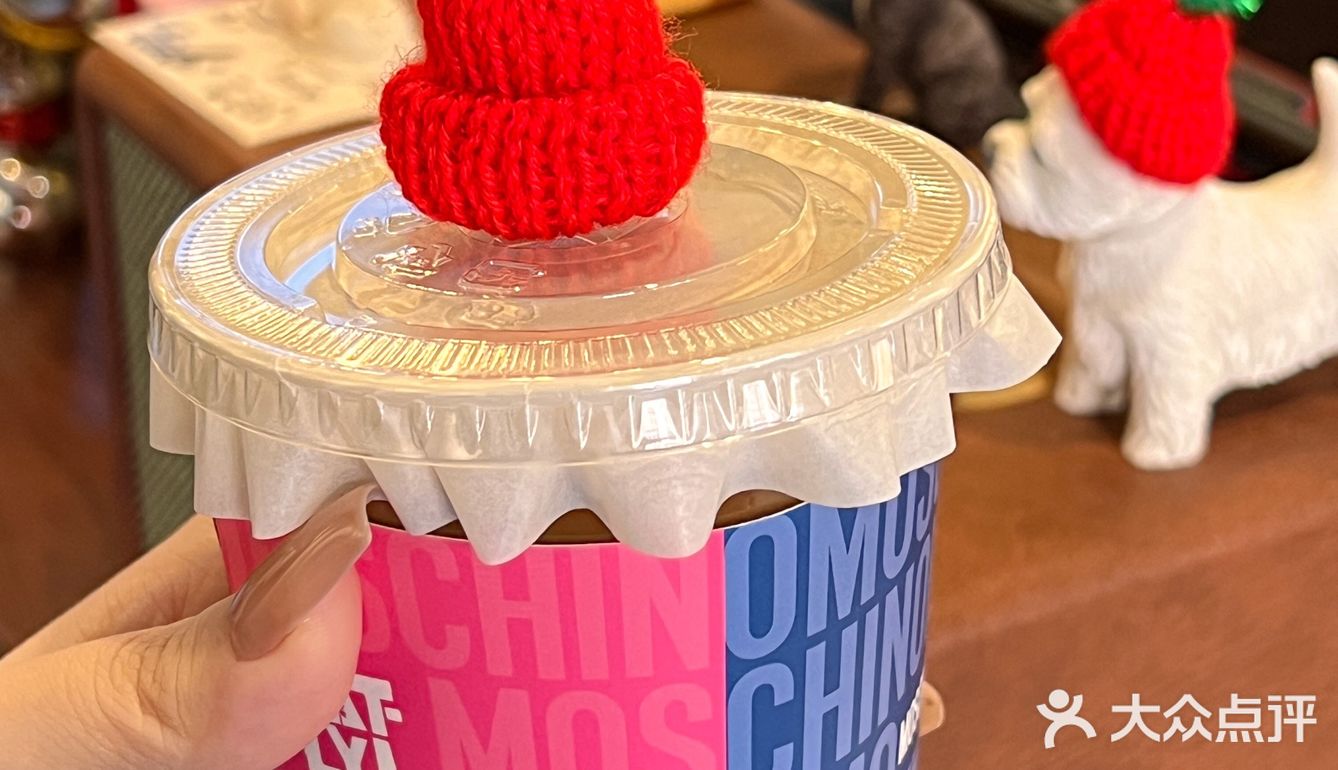 上海新绮圣诞咖啡馆🎄可可爱爱的mini圣诞帽