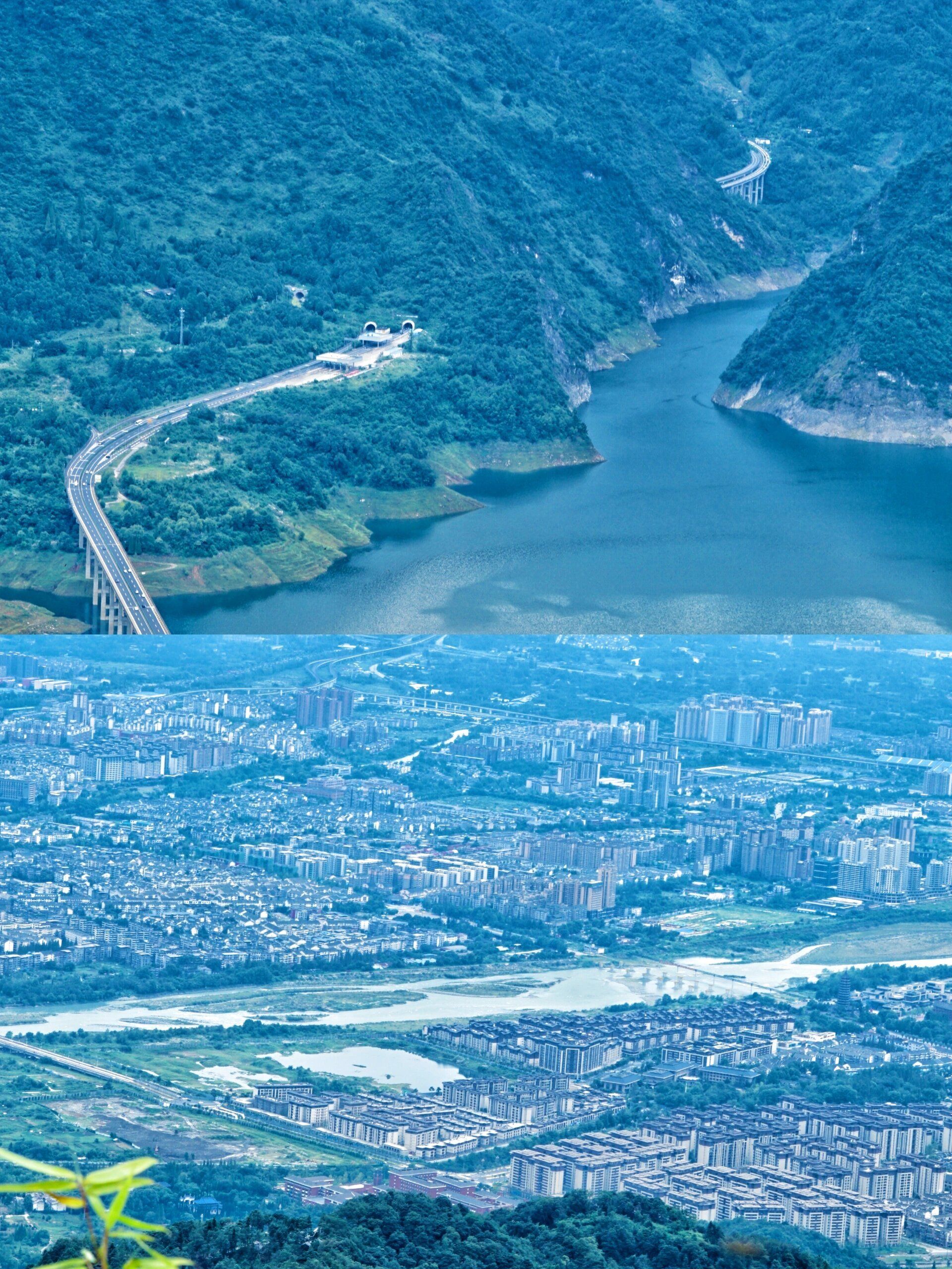 都江堰云华山是一座以自然风光为主的山岳景区被称为成都的后花园