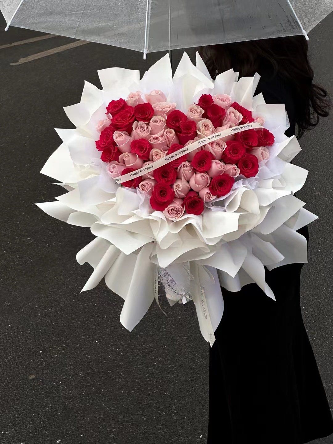 高端大气上档次的一家花店 爱心满满的花束