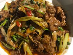 葱爆羊肉-川旺角川粤融合菜•海景餐厅(星海广场店)