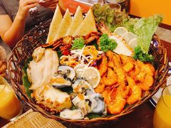 海鲜拼盘-茉莉.Red Crab