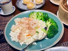 腿茸蛋白炒玉帶子-逸东轩(香港逸东酒店)