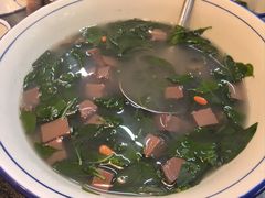 枸杞猪红汤-榕边干蒸鲜排骨·啫啫煲(西丽店)
