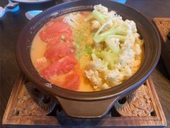 番茄鱼汤台山菜花煲-广州柏悦酒店·悦景轩·粤菜餐厅