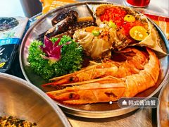 -明洞阿姨·韩式酱蟹烤肉·创意料理(三元桥店)