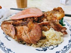 蒜香猪扒捞丁-渔记茶餐厅(渔村店)