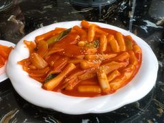 鱼饼炒年糕-桃园中华料理炸酱面(燕儿岛路店)