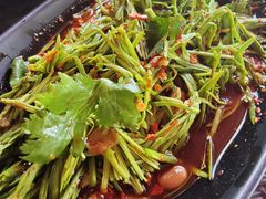 水豆豉拌沙松尖-朱家小厨(红塔西路店)
