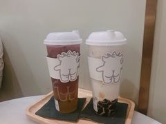 双蛋小皇椰（白屁屁）-茶力的小怪兽(梅林卓悦汇店)
