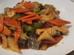 大连三鲜焖子-丁字口海鲜热炒·烧烤大排档