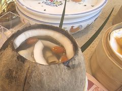 原只椰子炖竹丝鸡汤-点都德(龙之梦店)