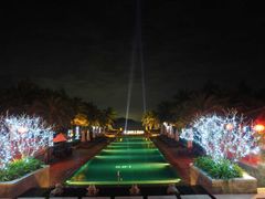 夜景泳池-石梅湾艾美度假酒店