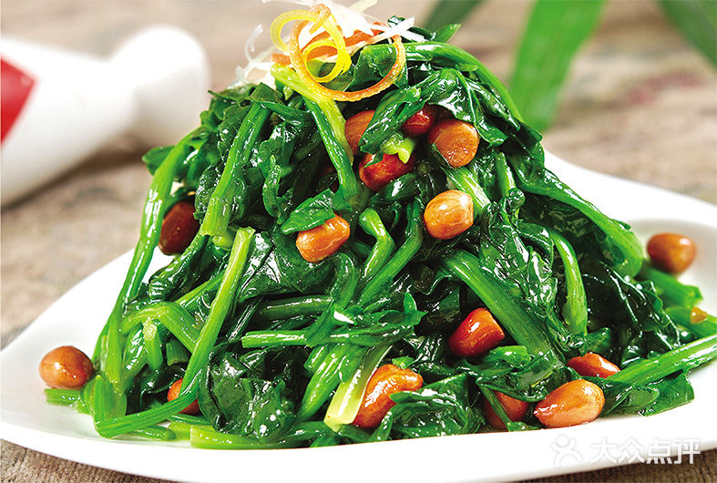留点念想春饼店(呼家楼店)果仁菠菜图片