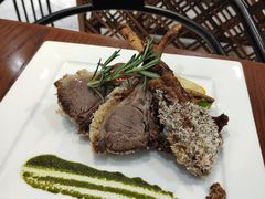 香料面包碎烤羊排-斯比特花园西餐厅(东方商厦店)