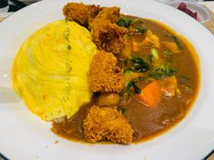 炸鸡块咖喱蛋包饭套餐-池奈·日式咖喱蛋包饭(赛高店)