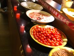 沾碟茶位水果-在蜀里·一米肥牛老火锅(黄埔店)
