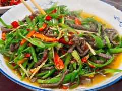 青椒牛肉丝-利书家常菜