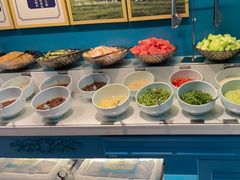 自助调料区-五星桥原切肥牛火锅·30年专注好牛肉(湖塘店)