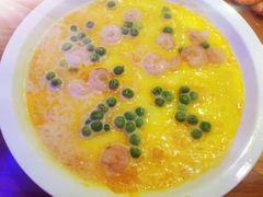 咸蛋黄虾仁蒸蛋-尚岛私房菜(西方巷店)
