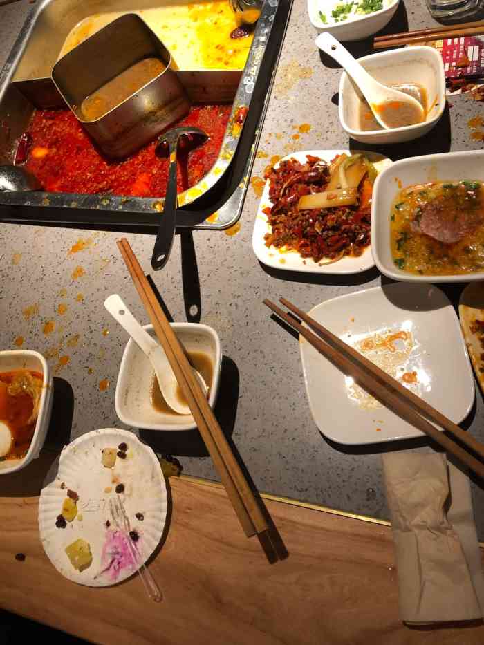 巴庄重庆火锅(郏县店)-"生意真好啊,味道还不错,喜欢双椒牛肉,很.