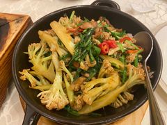 干锅花菜-清华大学-甲所餐厅
