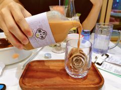冠军玫瑰冰奶茶-柠檬树茶餐厅(海雅缤纷城店)