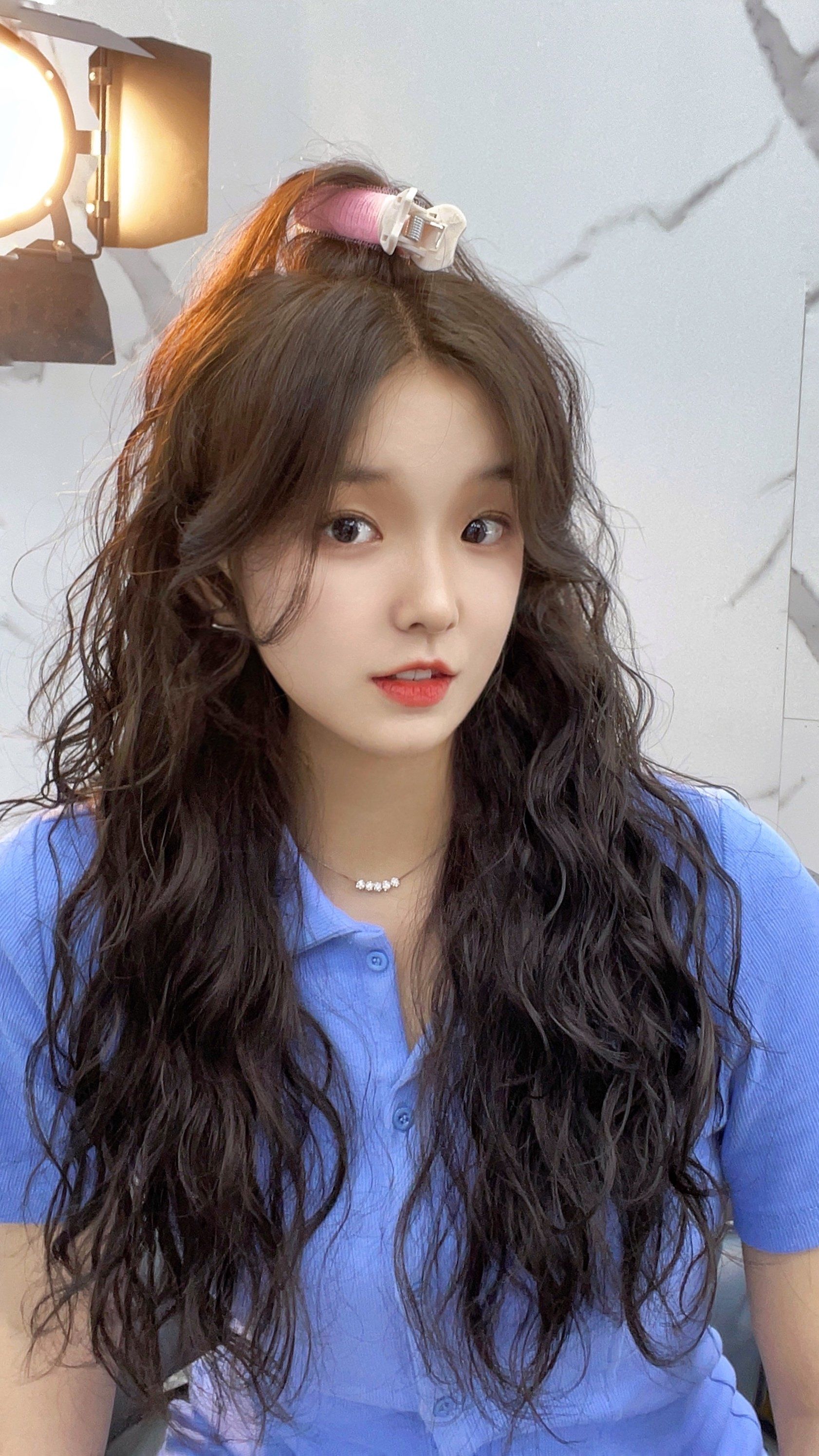 法式卷羊毛卷超长发