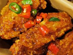 炸鸡翅一半一半-富乐满韩国正宗炸鸡韩国料理(虹泉路店)