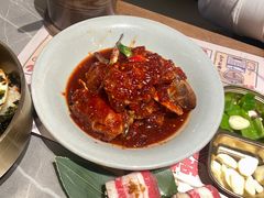 -草家酱蟹炭火烤肉店(珲春南路一店)