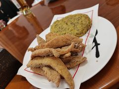 香酥黄花鱼饼子-鑫真味私房菜馆