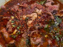 水煮肉片-雨田饭店