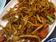 干煸茶树菇-大清花饺子(园林路店)