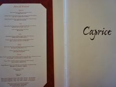 菜单-Caprice(香港四季酒店)
