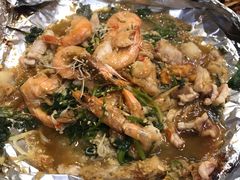 锡纸海鲜包-味之朝·烤盘牛肉·松兰拌饭