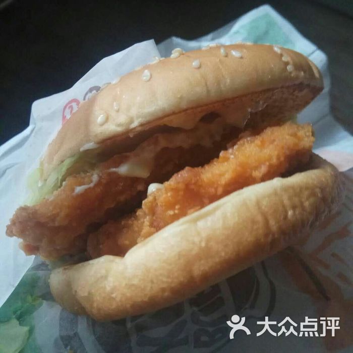 汉堡王双层泡椒鸡排堡图片-北京快餐简餐-大众点评网