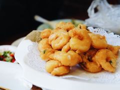 香葱炸虾仁-山沟沟羊小馆&烤全羊羊肉汤(麦岛店)