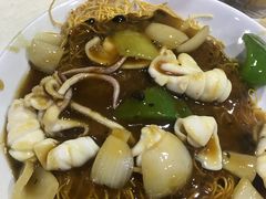 鲜鱿炒面-坤记煲仔小菜(西环店)