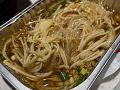 锡纸粉丝金针菇-鱼酷活鱼烤鱼(北美店)