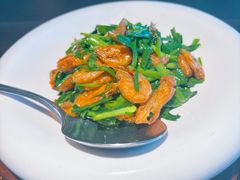 韭菜苔炒河虾-湖里春风·淮扬菜(丽泽天街店)