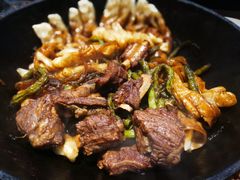 排骨豆角卷子-华盛园卷子王农家菜水库鱼