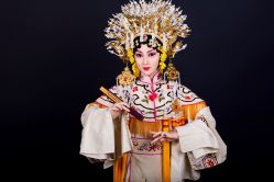 -后宫·古装汉服京剧儿童亲子全家福摄影