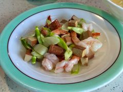 山竹笋凤尾虾-巧克力渔家.小船海鲜胶东菜(万平口店)