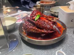 -草家酱蟹炭火烤肉店(珲春南路二店)