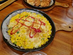 料理烤芝士玉米粒-老东镇啤酒屋海鲜加工·蒸汽海鲜·海鲜烧烤(台东店)