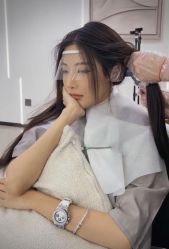 -INS羽毛接发·巴黎画染