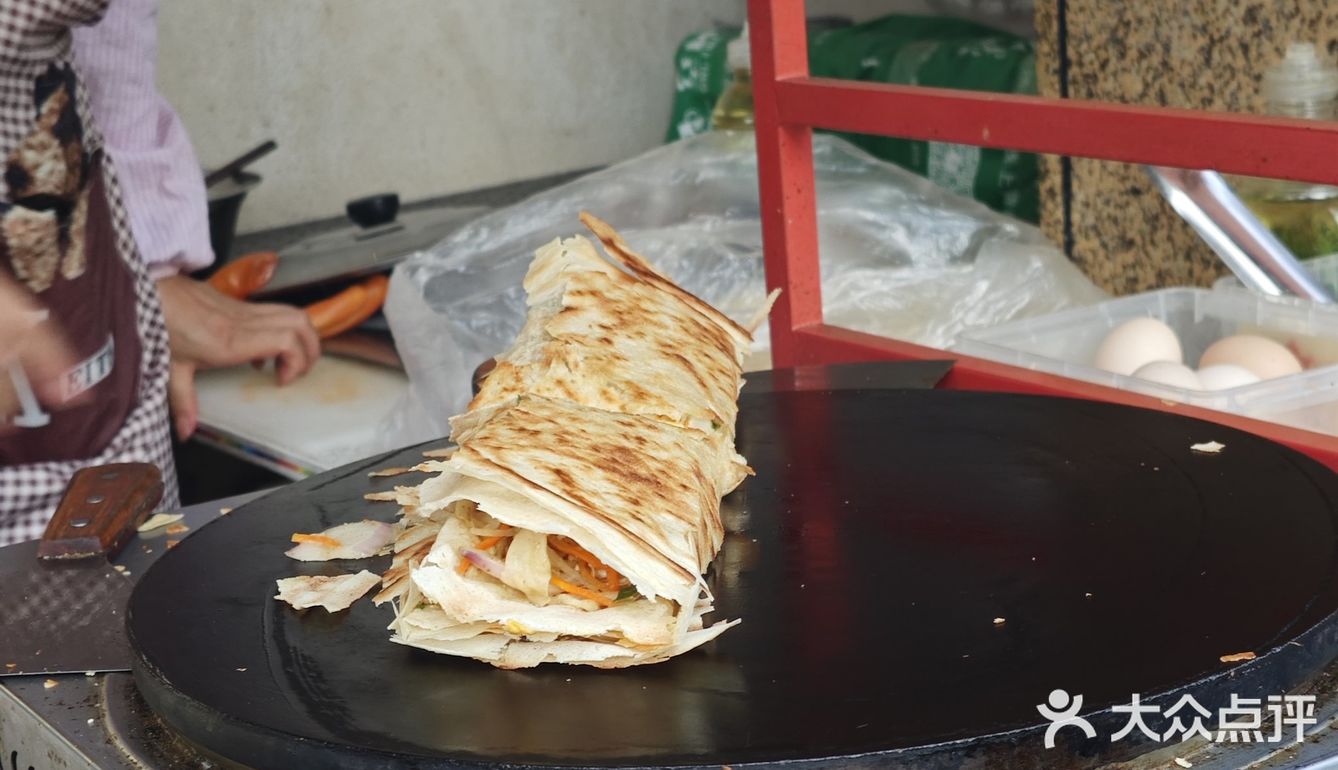 真的还有人没吃过山东大菜煎饼嘛！！
