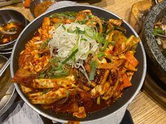 炒鱿鱼-姜虎东白丁烤肉(虹桥天地店)