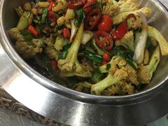 干锅菜花-金家老三饭庄(常营店)