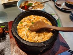 石锅鸡汤豆腐-绿茶餐厅(松江万达店)