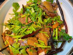 手撕美人椒拌牛腱-云海肴云南菜·蒸汽石锅鱼(青岛万象城店)